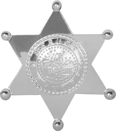 Boland - Badge 'Deputy sheriff' - Kinderen en volwassenen - Unisex - Cowboy - Cowboy - Indiaan