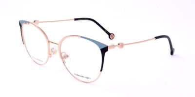 Carolina Herrera HER 0115 Gold blue 54/18/145 WOMAN Brilmonturen