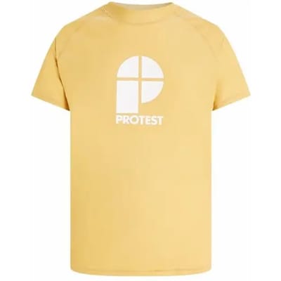 Protest PRTCater – Uv shirt Heren – Korte mouwen – Ronde hals – Wit
