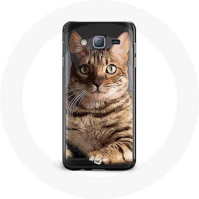 Case voor Samsung galaxy J7 2016 Bengaalse kattenras
