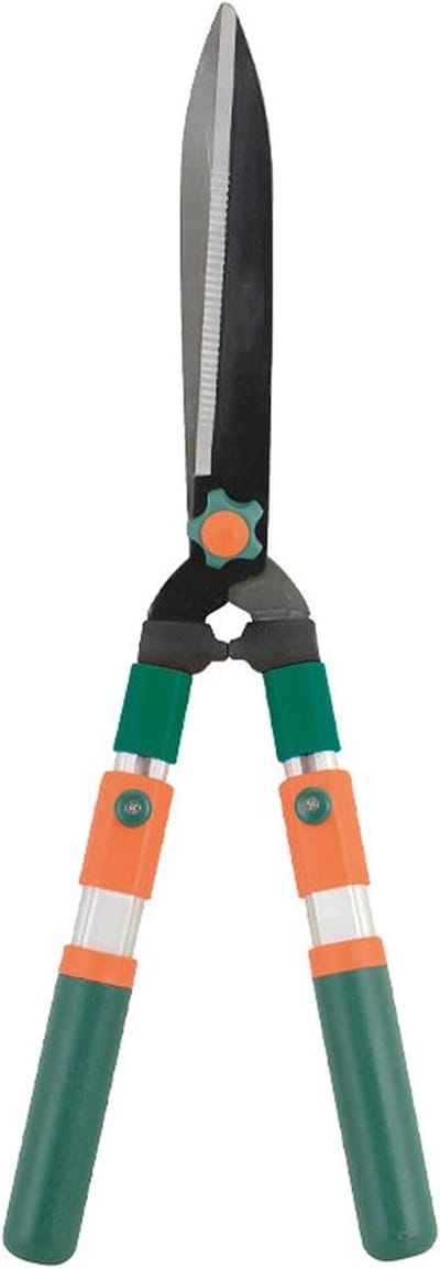 Snoeischaar Tuinsnoeier - Heggenschaar Grastrimmer - Tuinonderhoud - Ergonomisch Handvat - Intrekbaar - Zwart