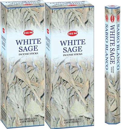 White sage / witte salie wierook (HEM) 2 dozen a 6 pakjes = 12 pakjes