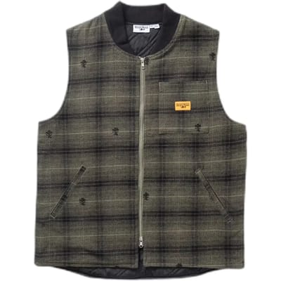 Mouwloos jasje Service Works Thistle Plaid Padded