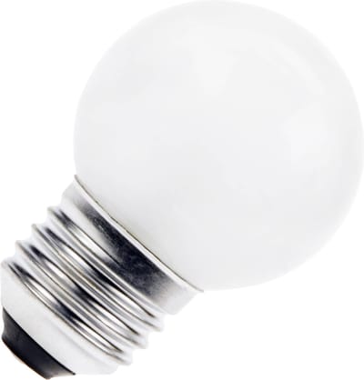 Schiefer E27 Kogel Gloeilamp | 15W 2700K 105lm 220V/240V Mat | Dimbaar