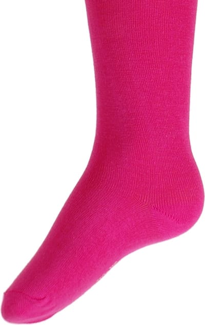 Kindermaillot effen fuchsia- 74
