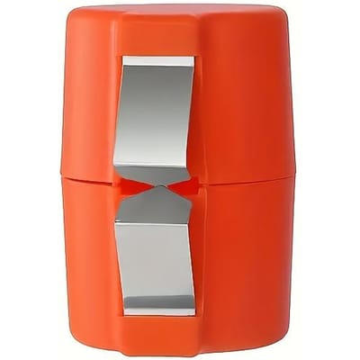 1 Stuk Eierschaal Tool met Gemakkelijke Grip - Antislip, duurzaam roze, oranje en geel plastic eierschaalopener - Gemakkelijk eieren pellen keukengadgets voor bakkers oranje