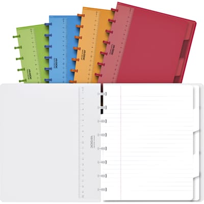 Adoc Colorlines schrift, ft A5, 144 bladzijden, gelijnd, geassorteerde kleuren