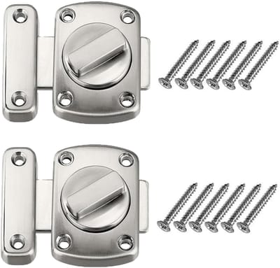 Dailygoods- Deurslot Rotatie 180 Graden - Deurslot Binnendeur - Deurslot Veiligheid - Deurslot Met Schroeven - Zinklegering - Duurzaam Ontwerp