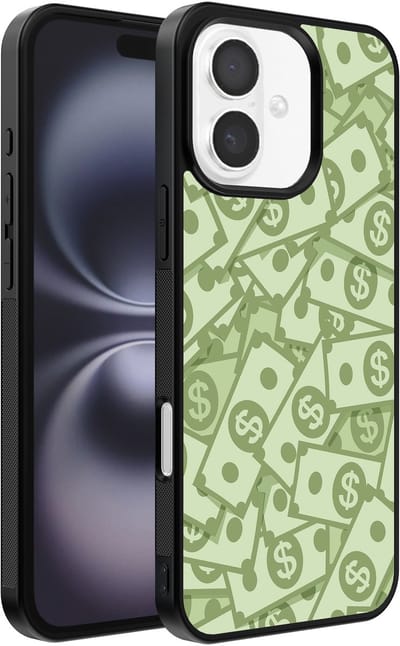 Smartphonica Telefoonhoesje Geschikt voor iPhone 16 Plus met Geld Opdruk - TPU Backcover Case With Money Design geschikt voor iPhone 16 Plus