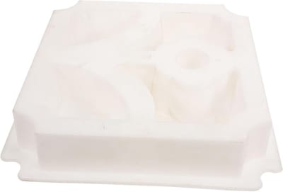 Beton Mallen - Stenen mal - Tuinpad Maken - Herbruikbaar Plastic - 34.5 cm - Wit