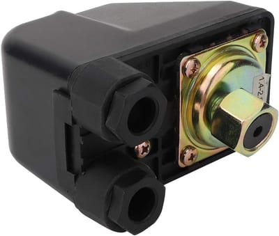 Drukschakelaar Waterpomp - Pompbesturing - Automatische Waterdruk - Verstelbaar 15-80 PSI - 3/8 NPT - Goud