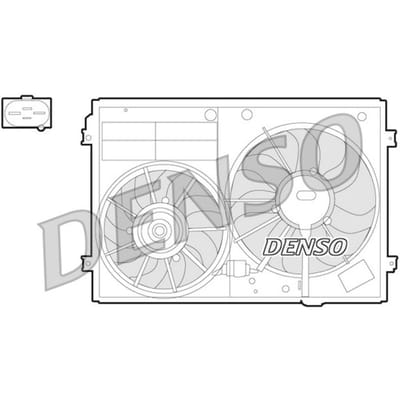 Koelventilatorwiel, motorkoeling DENSO DER32012