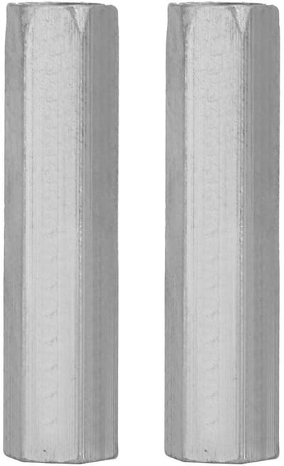 Galvanized Steel Hex Nut Rod Coupling voor Verbinding van Draadstangen - 2 Stuks, Duurzaam en Sterk