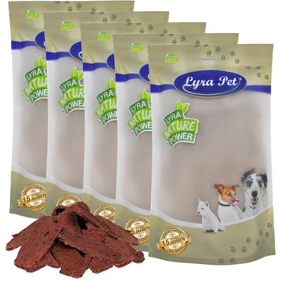 5 kg Lyra Pet® Rundvleesreepjes