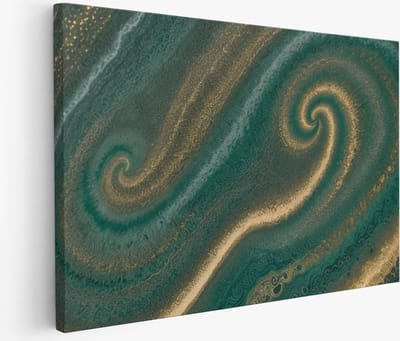 Saammp Muurcirkel Hout - Tijger welp in het water - Natuur - Dieren - Ø 80 - Wandcirkel - Wanddecoratie Cirkel - muurdecoratie Woonkamer - Slaapkamer decoratie - Rond Schilderij