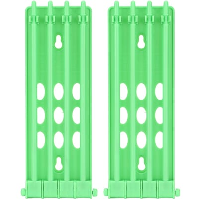 2 stuks Duiven Pootring Houder Plastic Duiven Banden Rek Frame voor Papegaaien Kip Eend Arend Poot groen
