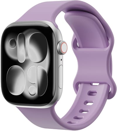 SBG Siliconen Bandje Geschikt voor Apple Watch 1/2/3/4/5/6/7/8/9/10/11/SE - 38/40/41/42MM - Horlogebandje Paars