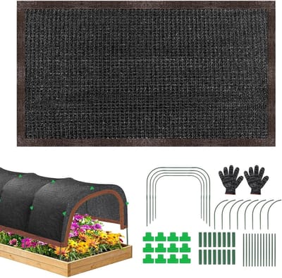 Beschermdoek voor Planten - Tuin Schaduwdoek - Planten Beschermen - UV-Bestendig Gaas - 200 x 100 cm - Groen