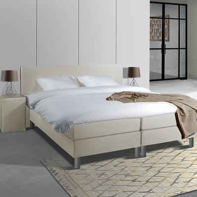 Anno 1588 Comforta Boxspringset - Pocketvering - Beige - 90x210 cm - Inclusief dekbed + kussen