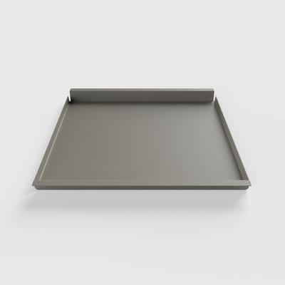 Steellish Dienblad Vierkant - Tray - Aluminium - Grijs - 80x80 cm