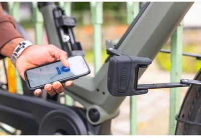 Fietsslot ABUS Smart vouwslot met alarm - BORDO™ One 6000A - Security level 10 - zwart - 120 cm - Geschikt voor elektrische fietsen en stadsfietsen