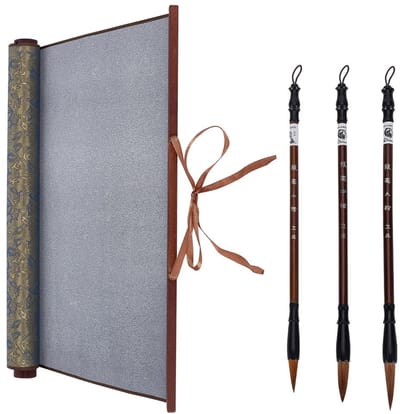 Dailygoody - Chinese kalligrafieset - Kalligrafie pennen - Herbruikbare waterschrijfdoek - Oefenen met kalligrafie - Geschikt voor beginners - 3 stuks