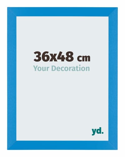 Your Decoration - Puzzellijst 36x48 cm - Helder Blauw - Puzzellijst 500-1000 stukjes - MDF Fotolijst - Mura