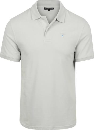 Barbour Pique Polo Haze Blauw - Maat XL - Heren