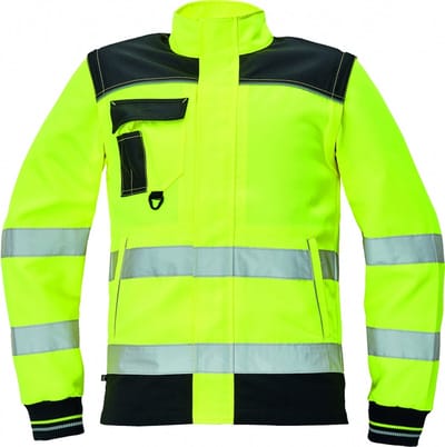 Cerva KNOXFIELD high-vis 290 werkjas 03010464 - HV Geel/Zwart - 52