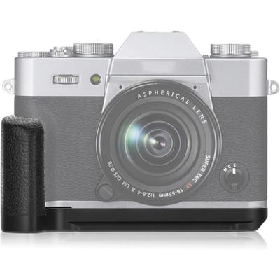 Support de caméra portable en métal anti-vibration Meike MK XT20G en forme de L pour Fuji X-T1020