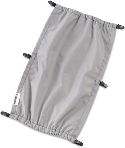 Zonnekap Aanhanger - Parasol Fietser - Bescherming Kinderen - UV Bescherming 50+ - One Size - Grijs