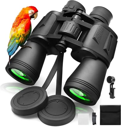 CRLYN® Verrekijker met Nachtzicht - Compact voor Volwassene - Vogelaars - Zwart