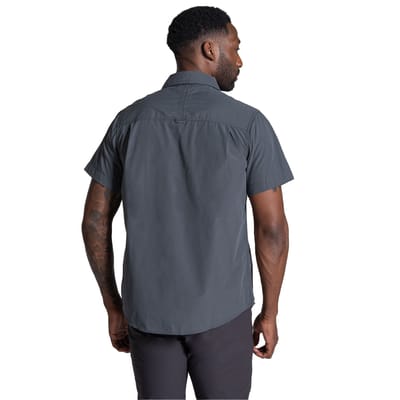Craghoppers Heren Kiwi II Shirt Met Korte Mouwen (Donkergrijs)