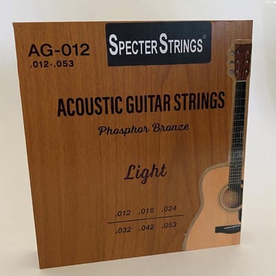 Specter Strings professionele snaren voor de akoestische gitaar (western gitaar) set .012 Bronze - snarenset