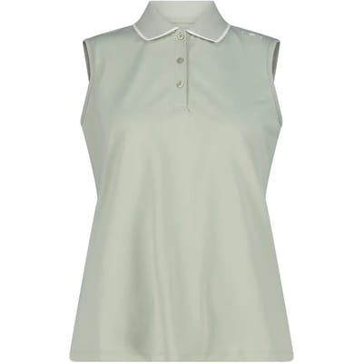 Dames Mouwloos Stretch Piqué Poloshirt CMP