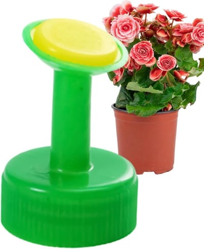 Flessendop Sproeier - Waterverspreider - Planten Bewateren - Gelijkmatige Verdeling - 4.5x2.4x3 cm - Rood Groen Blauw