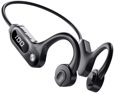 WiseGoods Premium Bone Conduction Koptelefoon - Open Ear Draadloze Sport Hoofdtelefoon - IPX5 Waterdicht - Koptelefoons Sporten