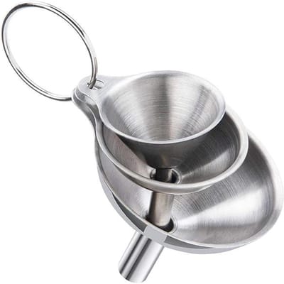 35 Delig Roestvrij Staal Keuken Trechters Set Voedselkwaliteit Metalen Trechters Voor Het Vullen Van Flessen Kleine Trechters Voor Essentiële Olie Specerijen