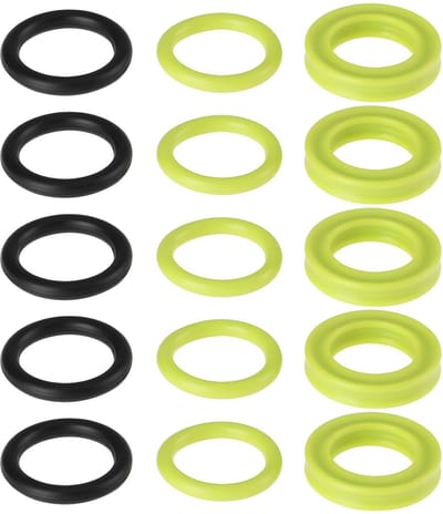 Dailygoods- Siliconen Seal Slijtvast - Dichtingsringen Sanitair - Afdichtingsring Set - 15 Stuks - Compatibel met Karcher - Corrosiebestendig - Afdichtingsringen
