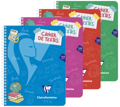 Clairefontaine schrift Mimesys, formaat gelinieerd.