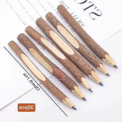 Set van 30 Houten Potloden: Grafiet Potloden voor School, Creatieve Ideeën en Stationery Geschenken