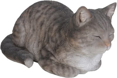 Dromende kat 17x19x34cm - Tuinbeeld - Dierenbeeld
