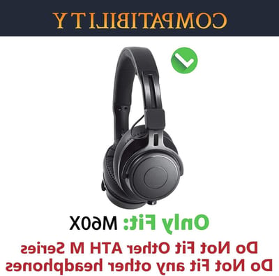 Vervangende oorkussens voor On-Ear Hoofdtelefoons, Zachte Earpads van Kunstleer en Geheugenfoam voor Comfort en Geluidsisolatie