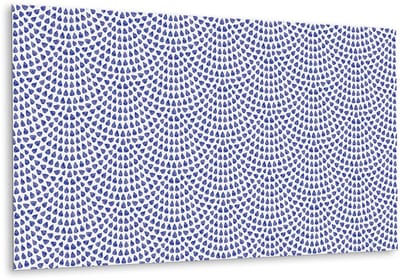 Tulup PVC Wandpaneel - Druppels Water Vinyl Wandpaneel - 100 cm x 50 cm - Blauw Wandbekleding Vinyl - 1 stuk - PVC Muurpaneel - Mozaïek Muurpaneel - Wandpaneel PVC - Plaktegels Keuken en Badkamer