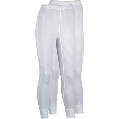 Avento - Maat 38 - Thermobroek - Dames - 2-Pack - Wit