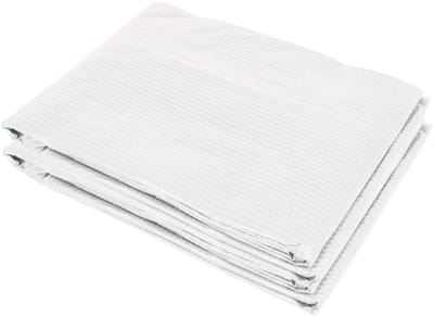 REDOM - Kasfolie - Met Oproldeur En 12 Ramen - Voor Broeikas - Polyethyleen - Wit - 600 X 300 X 200 Cm
