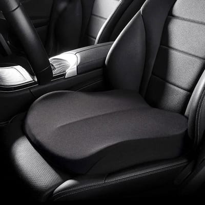 Coussin d'appoint pour siège conducteur principal de voiture Coussin en mousse à mémoire de forme Coussin de soulagement Chaise d'appoint adaptée à toutes les saisons Siège d'appoint universel confortable Artificial Leather&Four Seasons