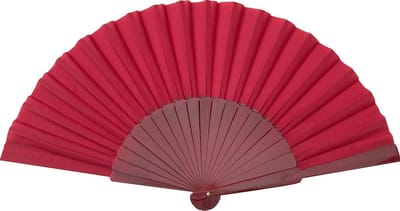 Spaanse waaier - Flamenco - XL - donker rood - bij jurk