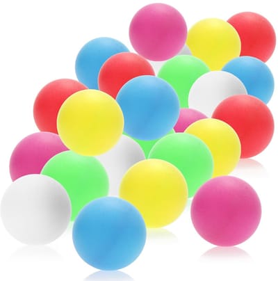 Dailygoods- Pingpongballen 40 mm - 48/72/144 stuks - Kleurrijke Spelballen - Tafeltennis - Bierpong - Trainingsballen voor Beginners - Tafeltennisballen