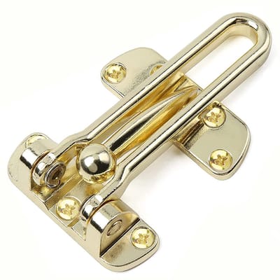 Deurslot Swing Bar Gouden Legering Anti-Diefstal - Veiligheid Binnendeur - Kinderveilige Deurstopper